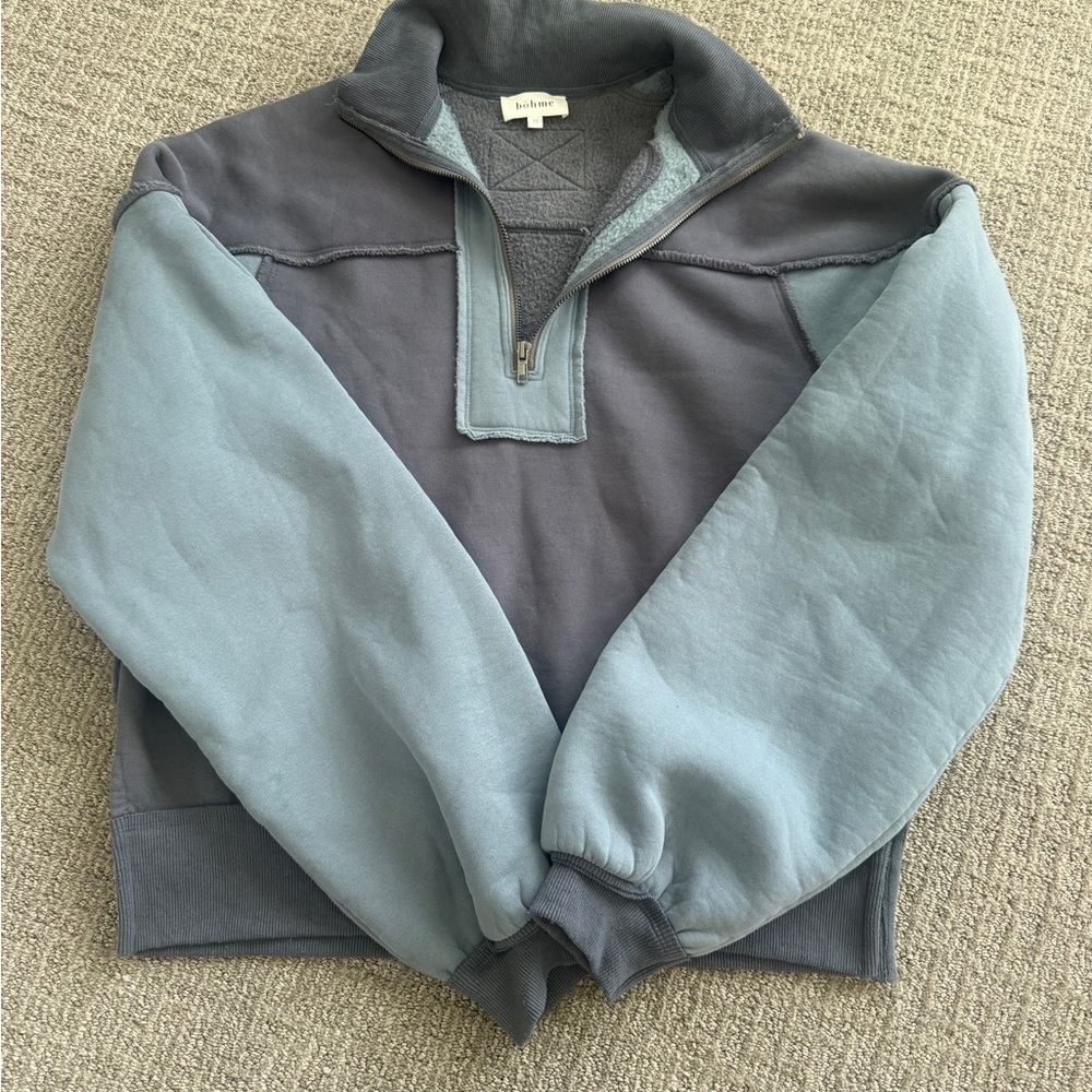 Bohme Blue and Gray Sweatshirt